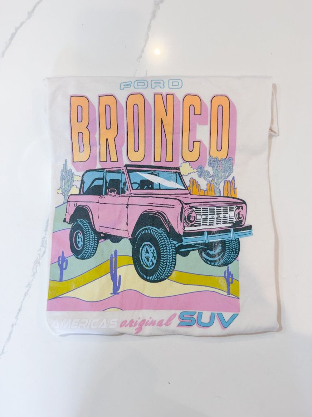 Thrifted Ford Bronco T-shirt